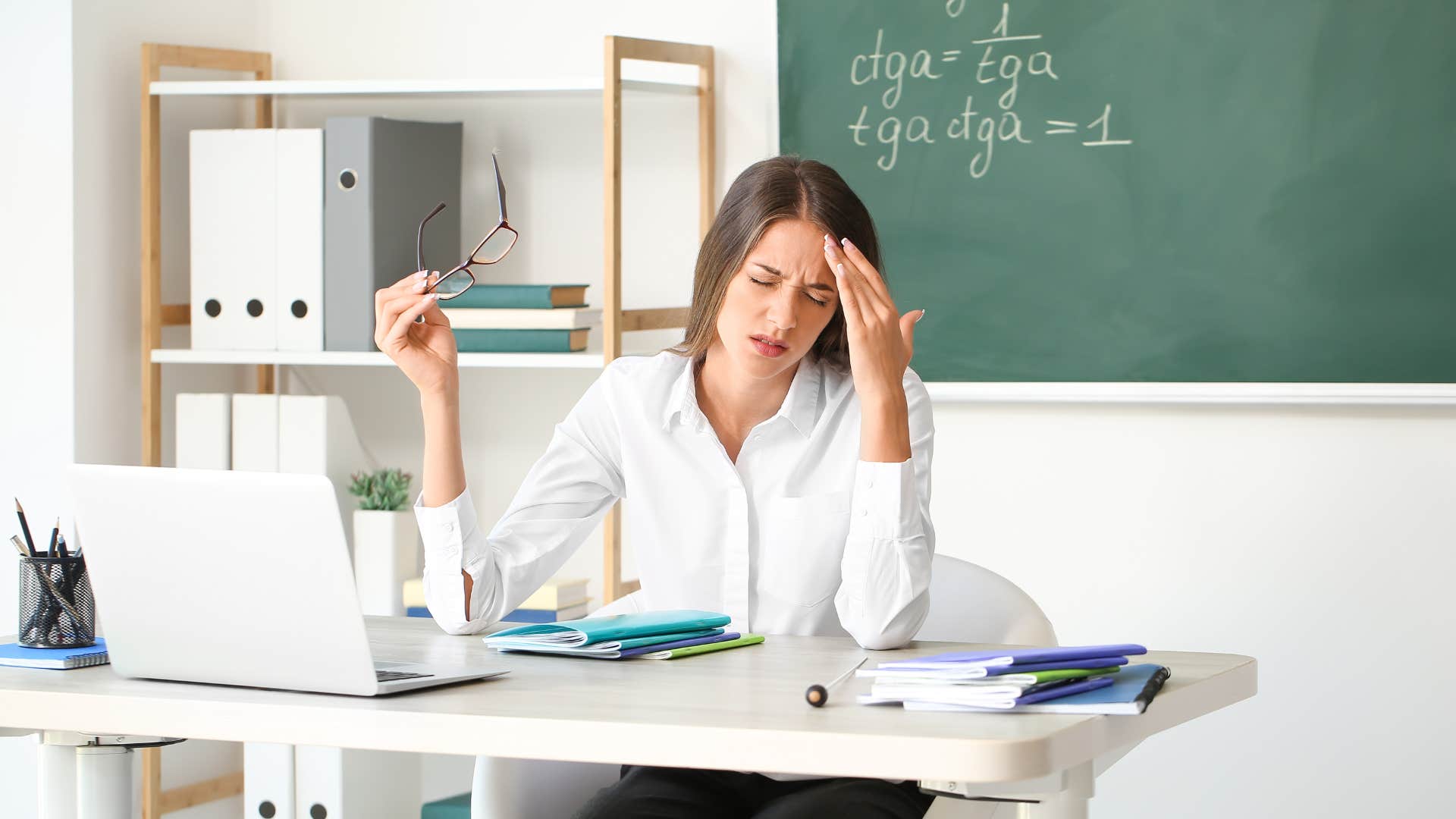 teacher who is frustrated with parents