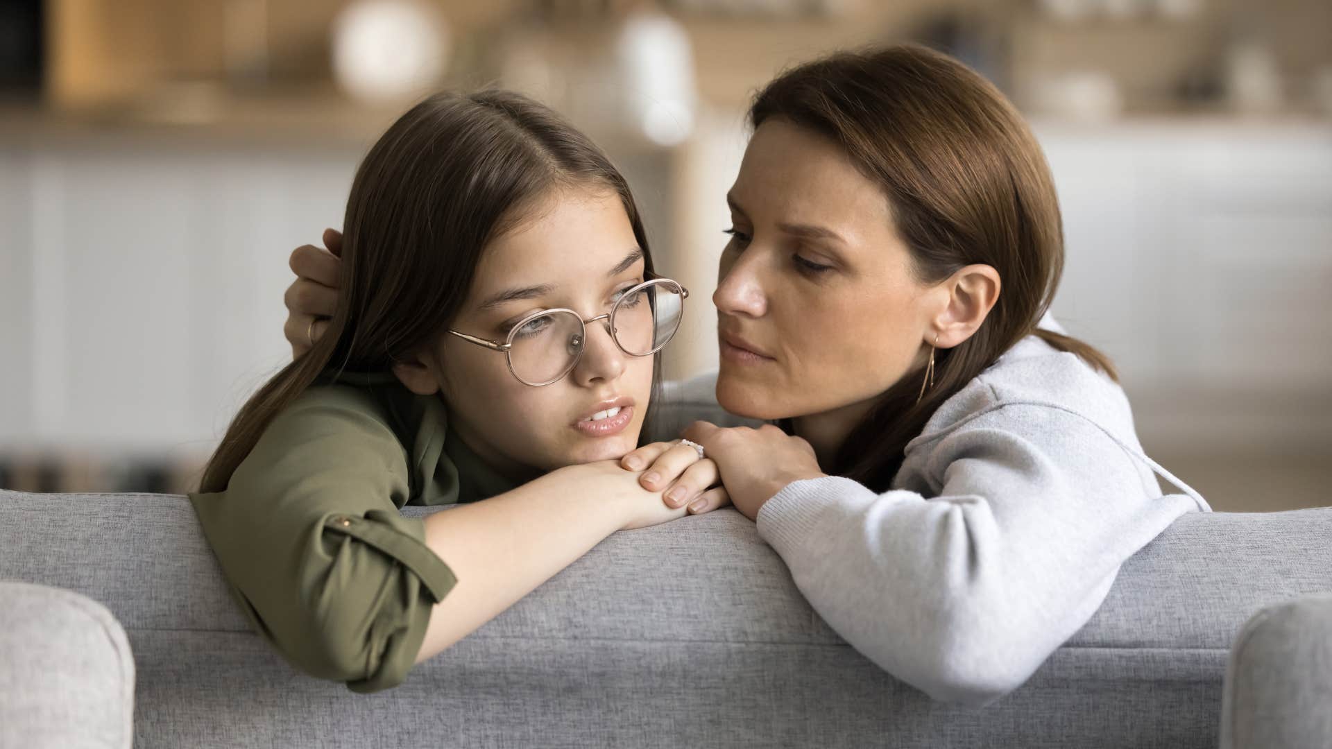 Parents sets boundary with kid around saying no