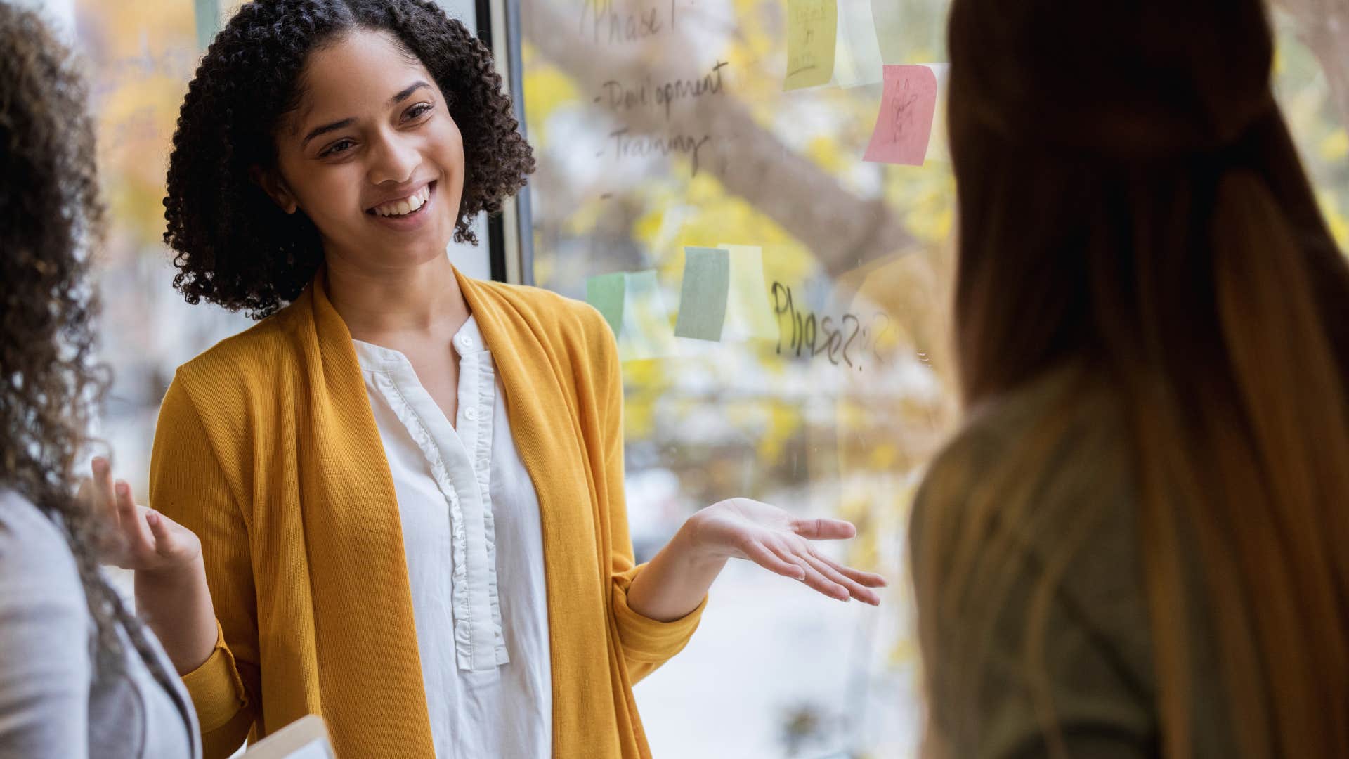 woman saying everyone else is just jealous