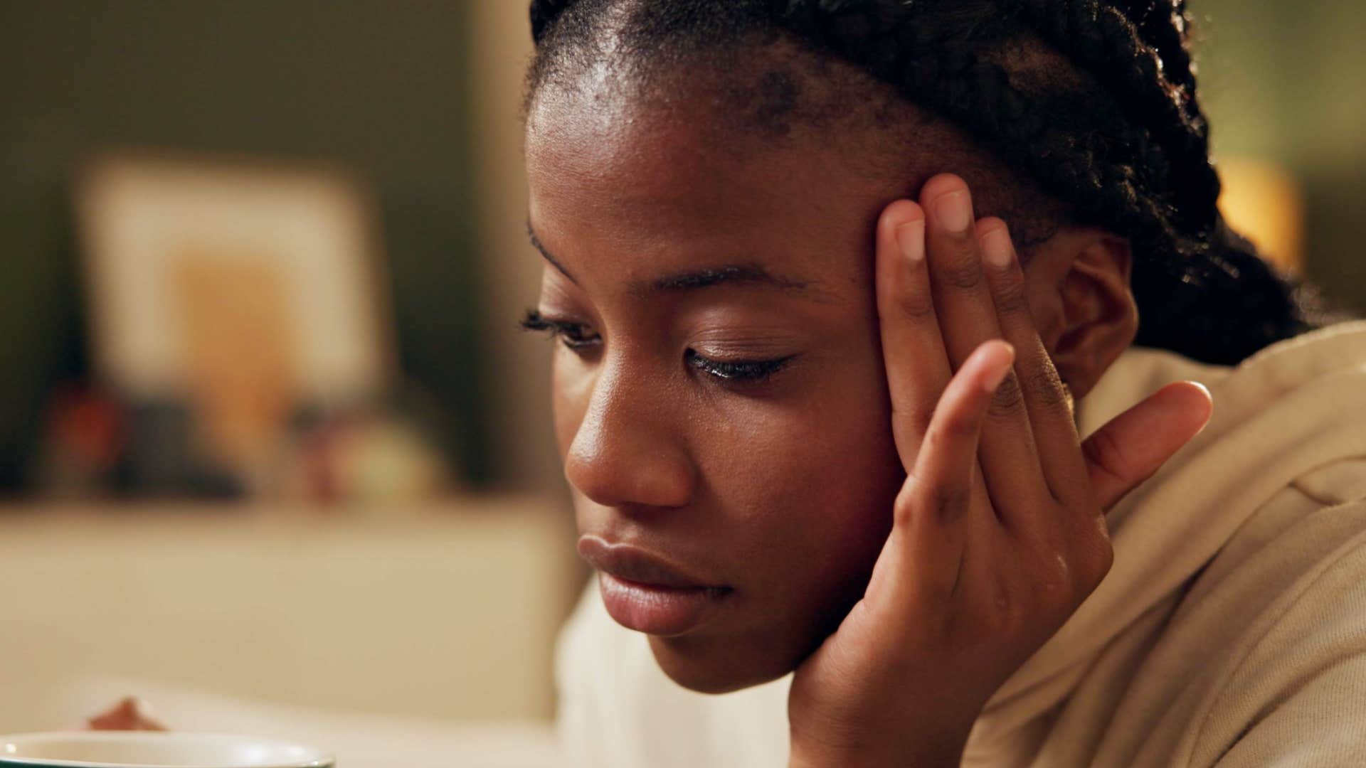 a woman realizes that saying no should be the end of a conversation