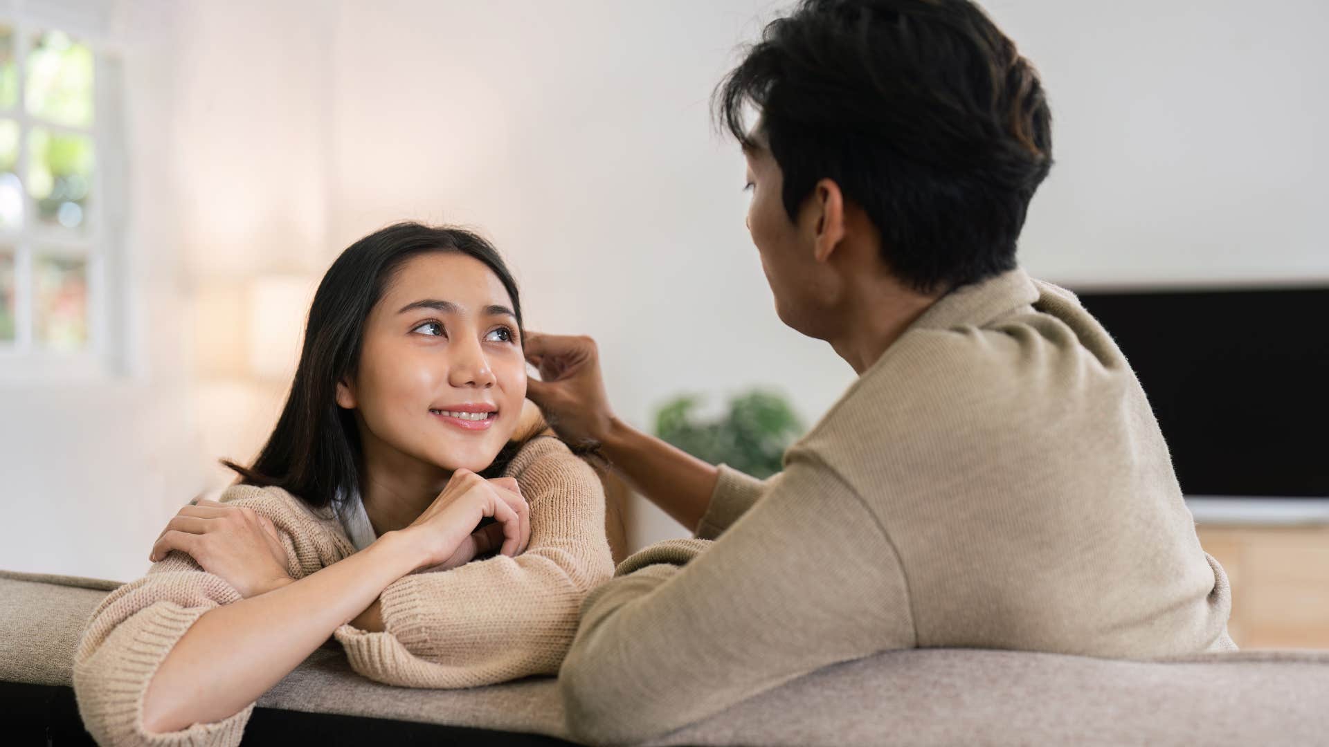 couple bringing relationship back by being supportive