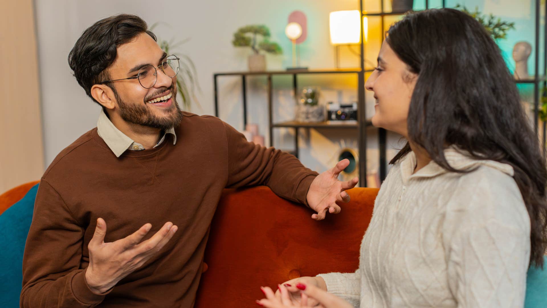 couple bringing relationship back by expressing feelings