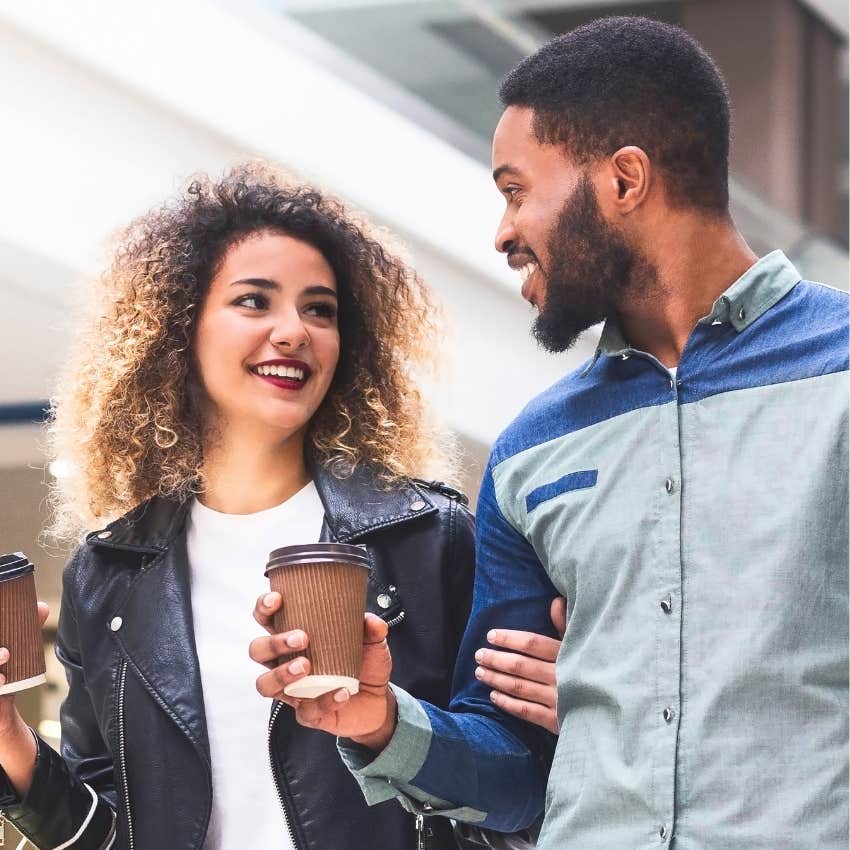 woman asking stranger about true we statements to fall in love