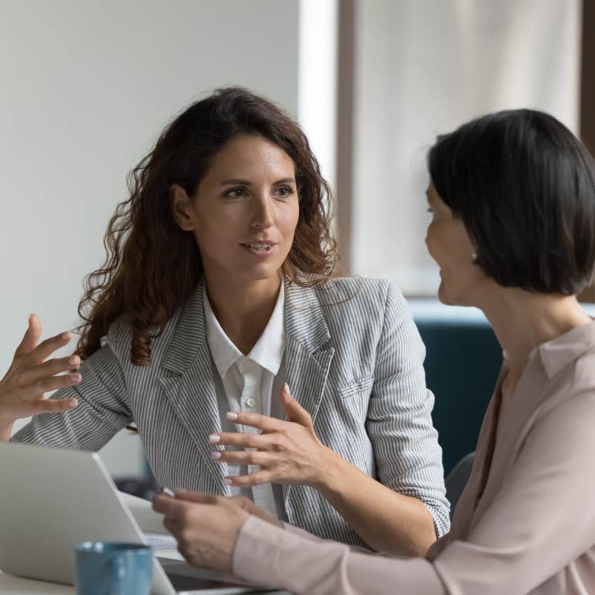 woman who quietly demands respect with her speech