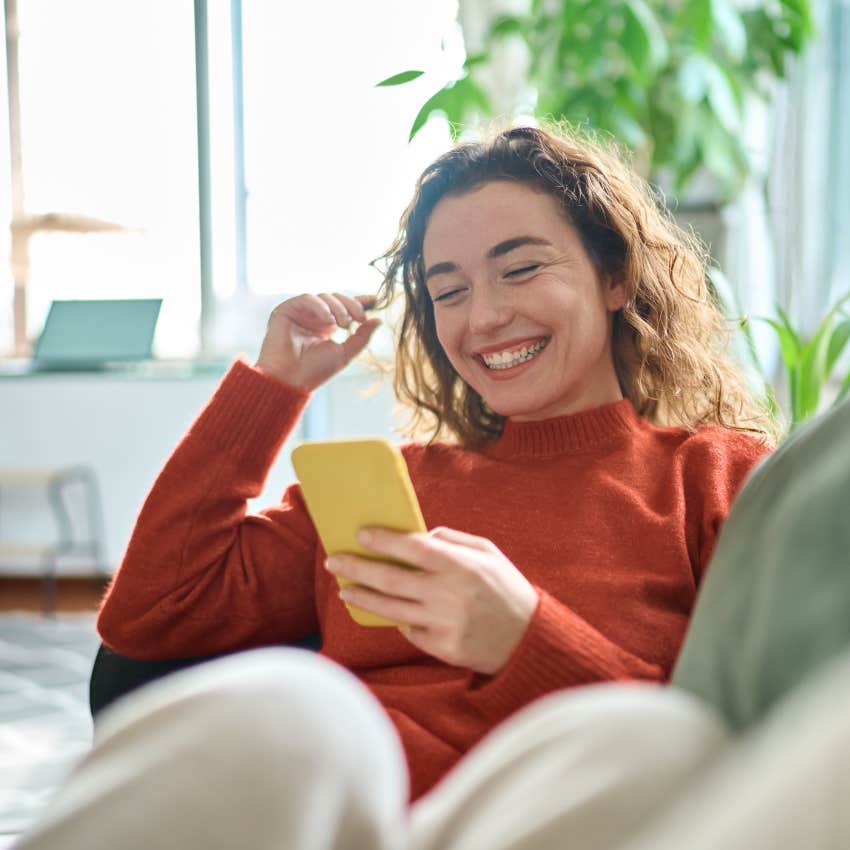 woman who loves being alone and is self-aware