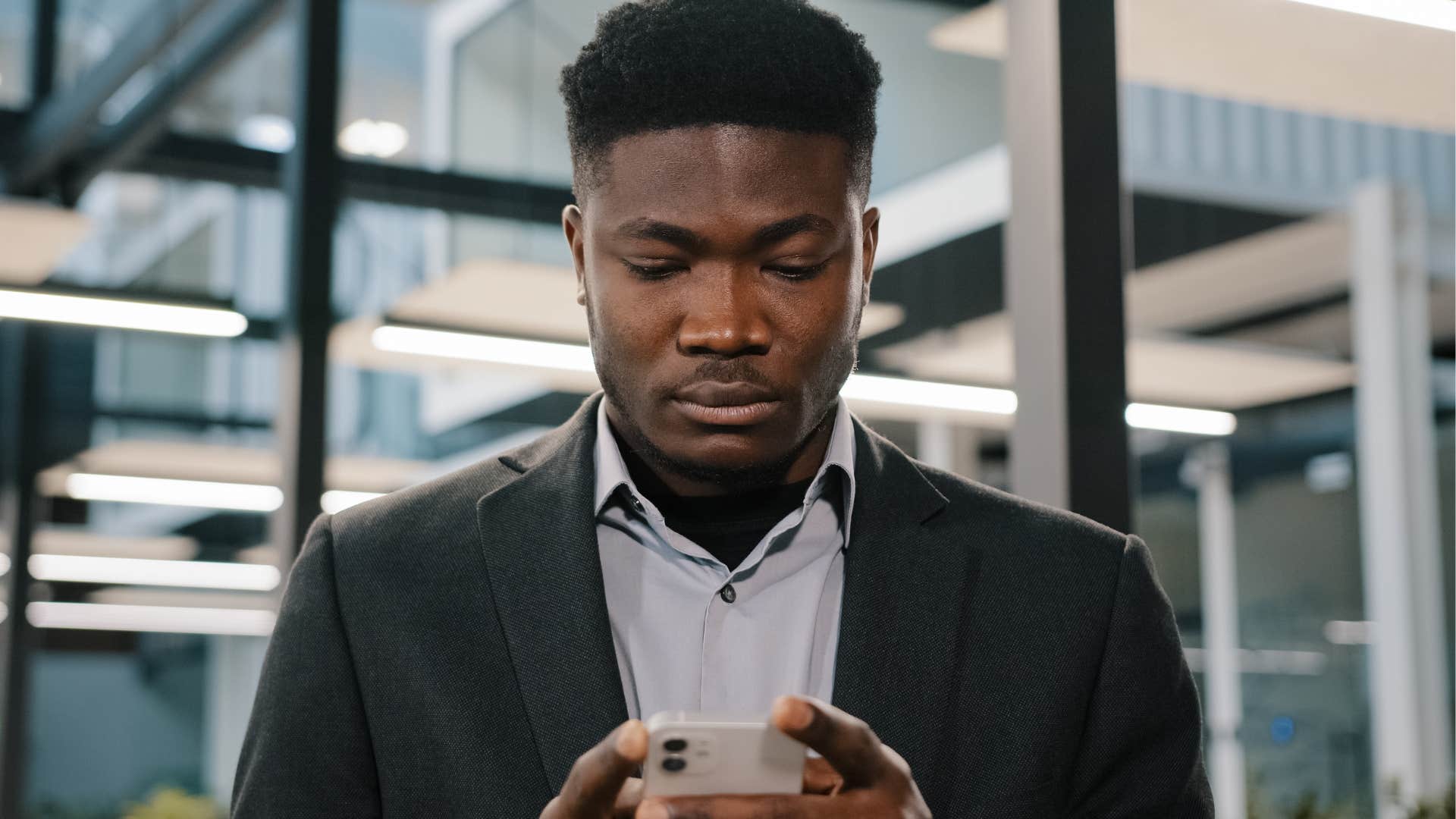 Man dealing with dating app culture
