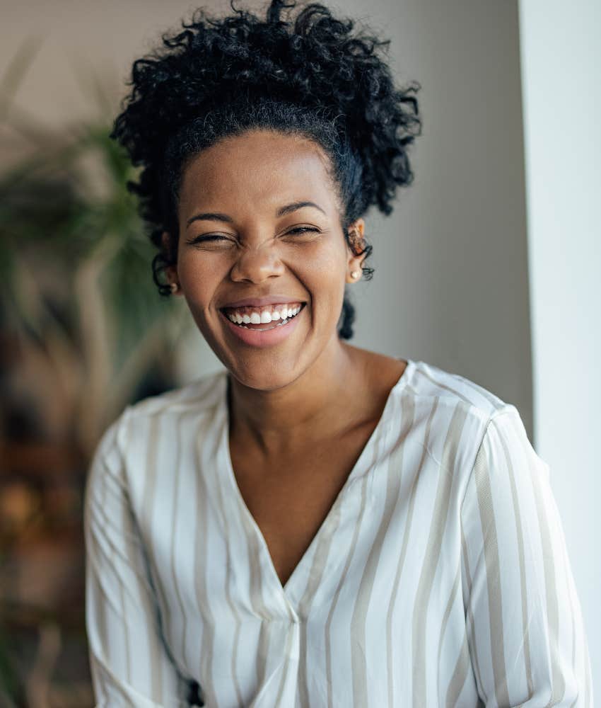Highly sensitive woman perceives her superpower