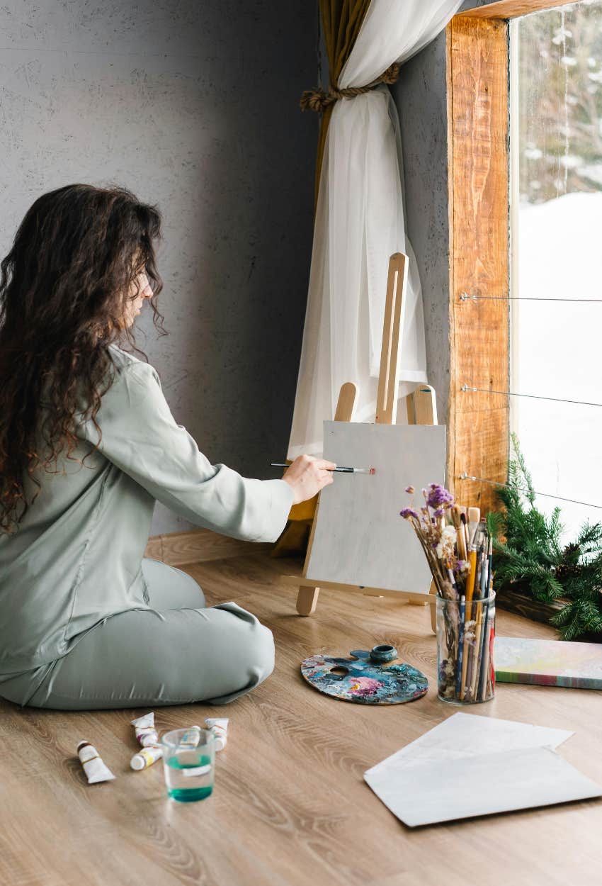 Creative painter who was raised in a broken home