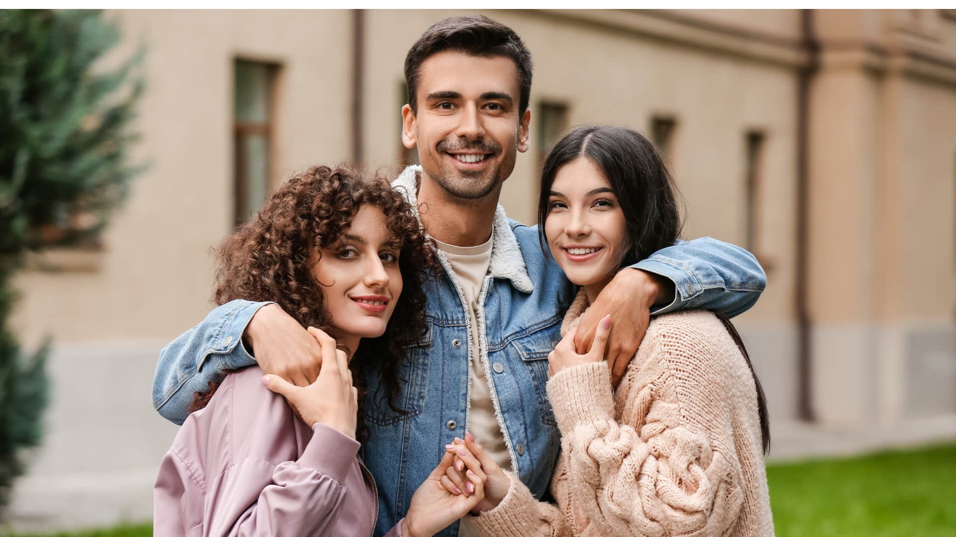non-monogamous couple with another woman