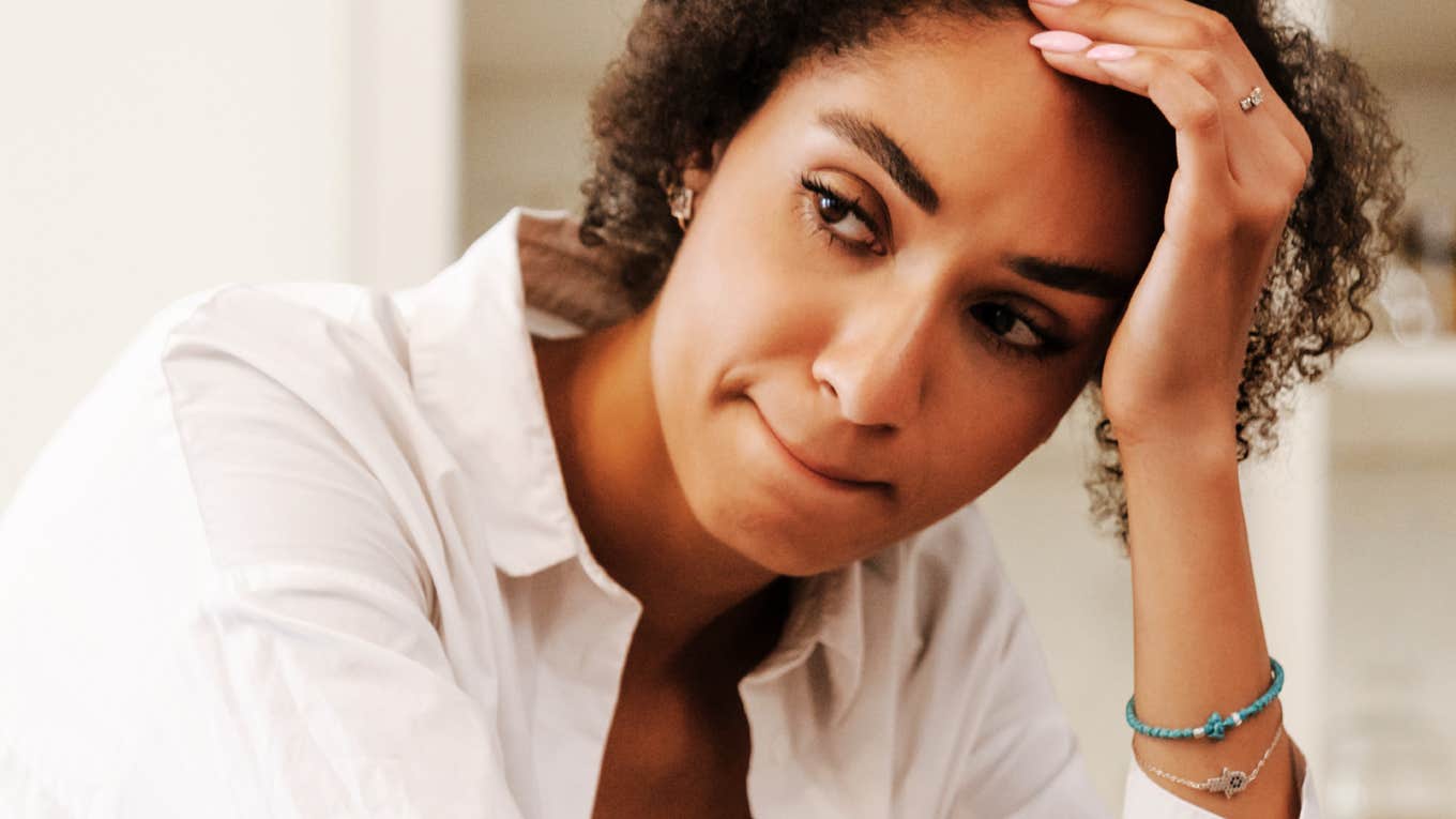 She Might Love You, But These Behaviors Will Push Even the Most Devoted Woman Away Devoted woman who loves her partner but their behaviors are pushing them away.