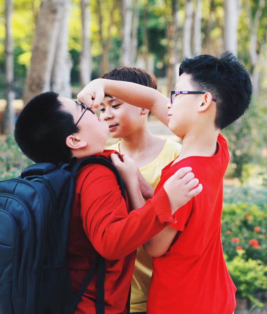 Sibling causes drama by fighting