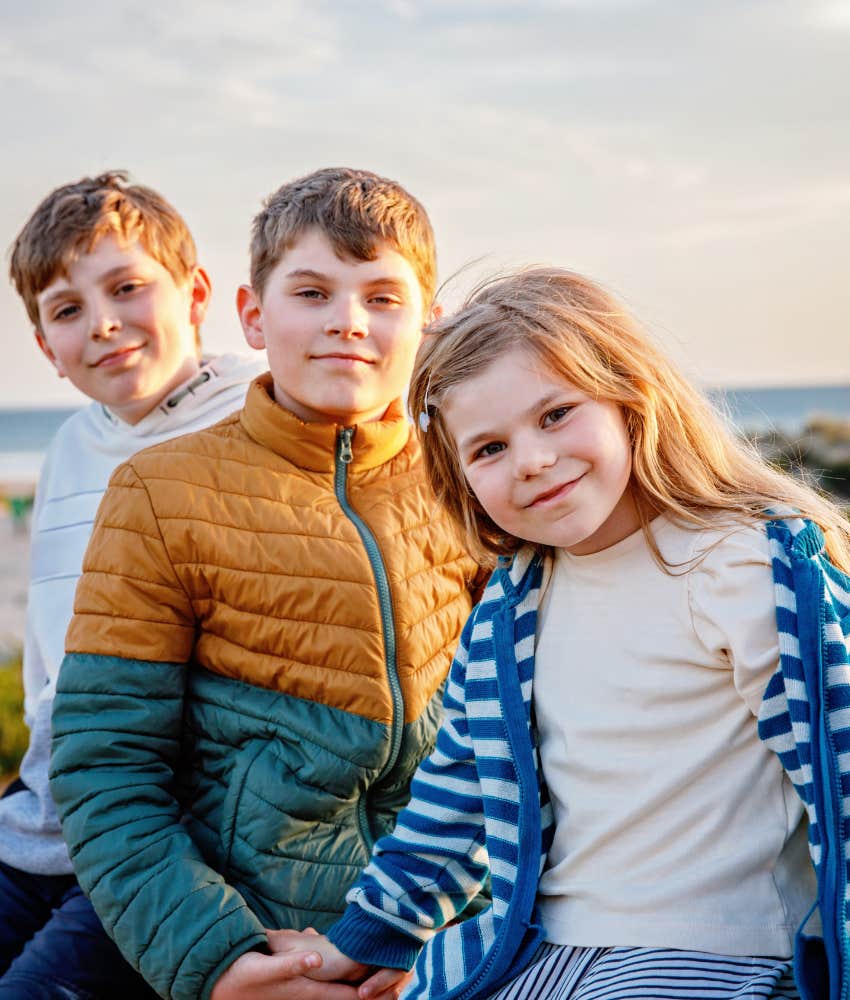 Three siblings have family roles