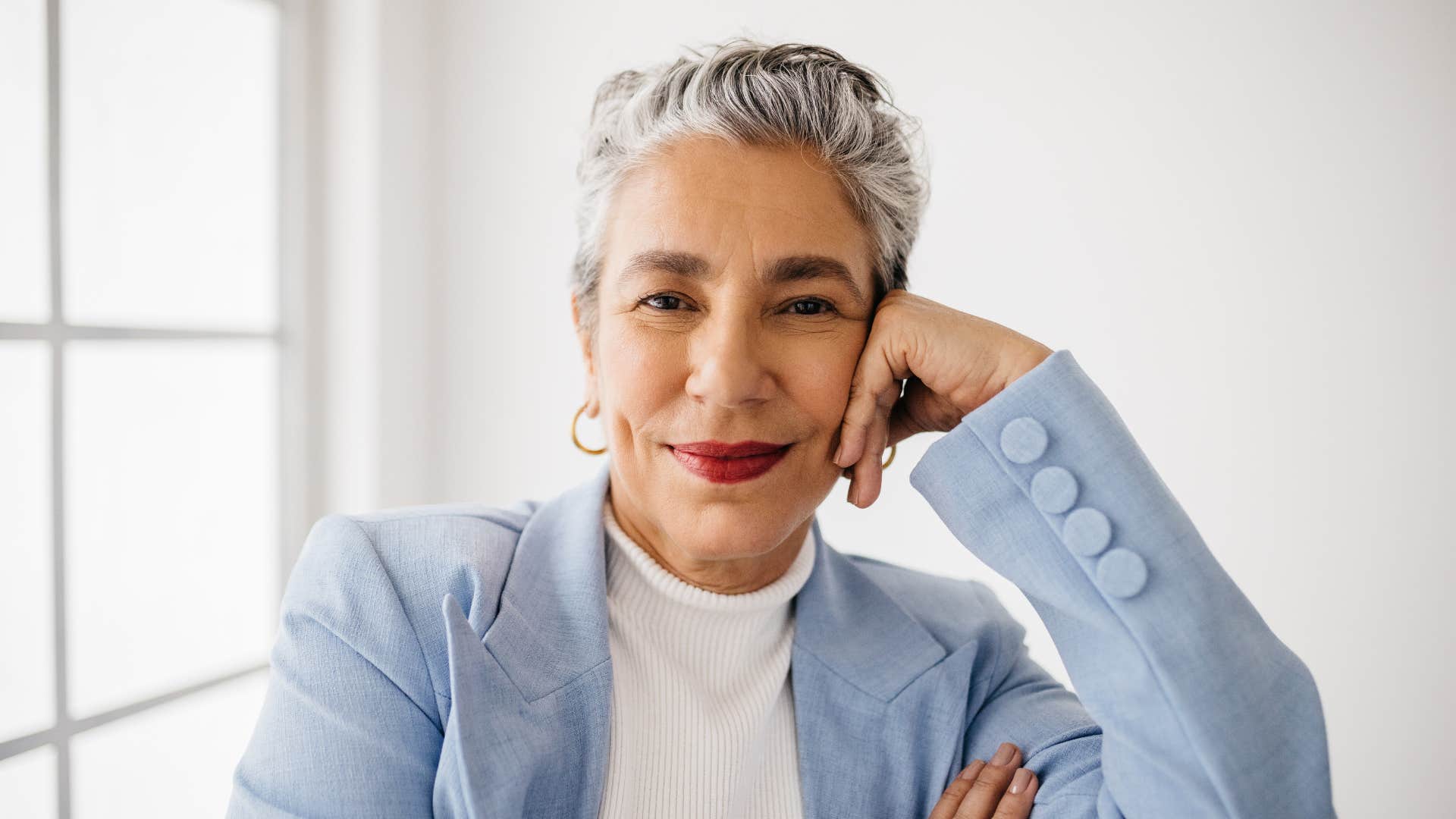 Non-judgmental woman exists on higher plane