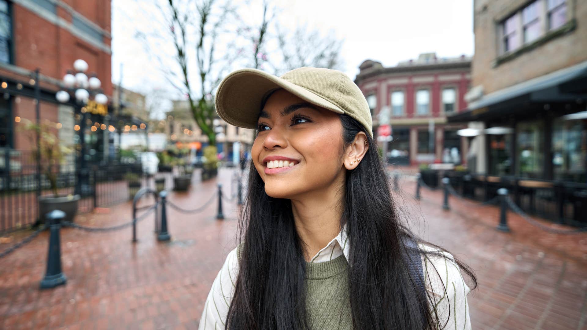 woman says yes to new things more often