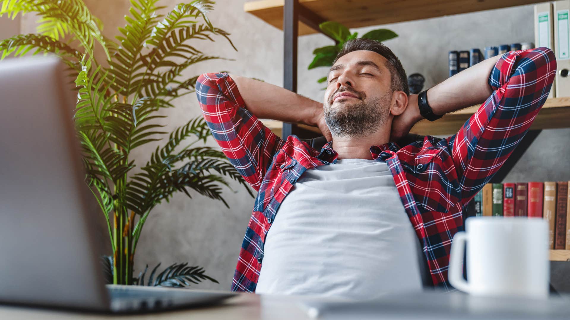 Man stops replaying past as sign