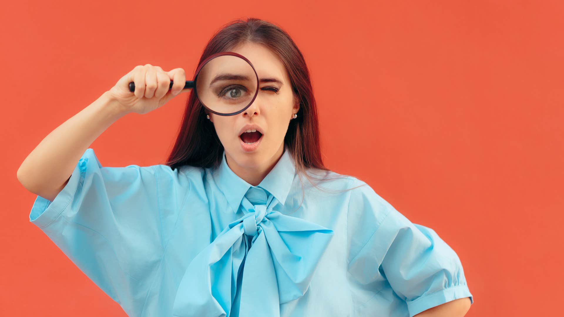 smart woman who is curious