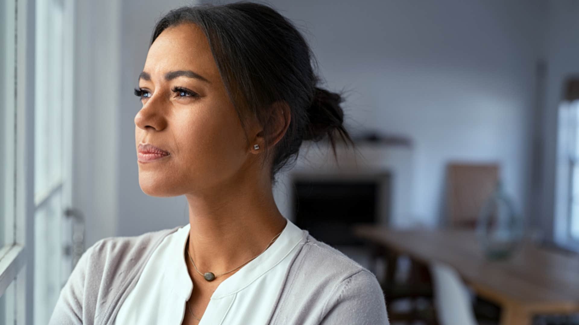 lonely woman struggling to identify her own personal needs 