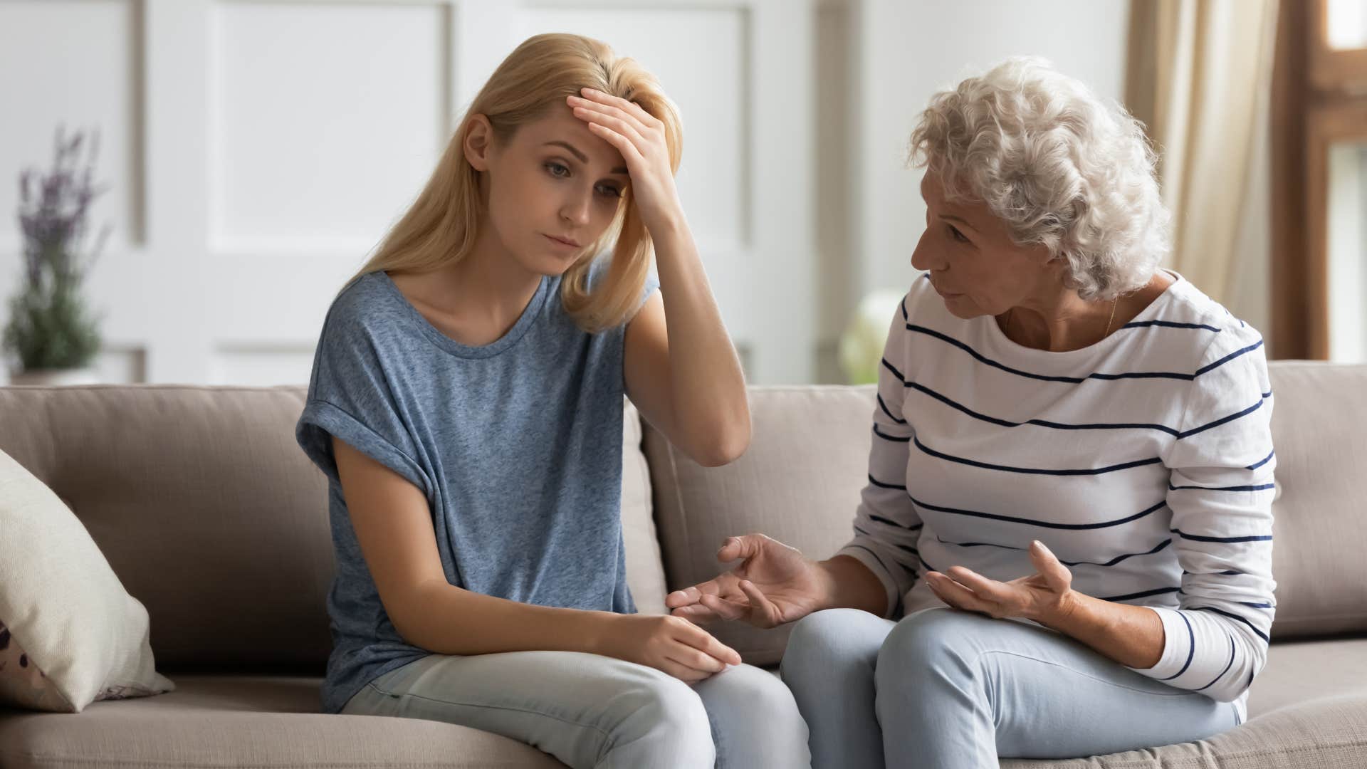 a mother struggles to talk to her adult daughter as an equal