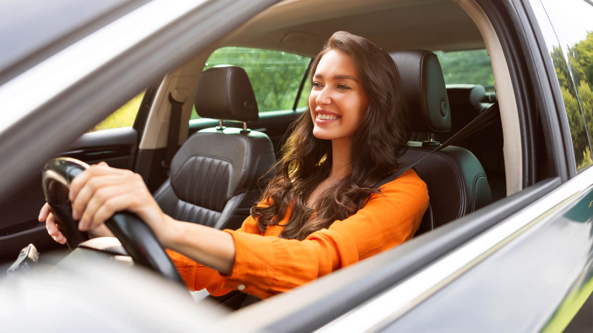 woman part of the xennial generation using waze