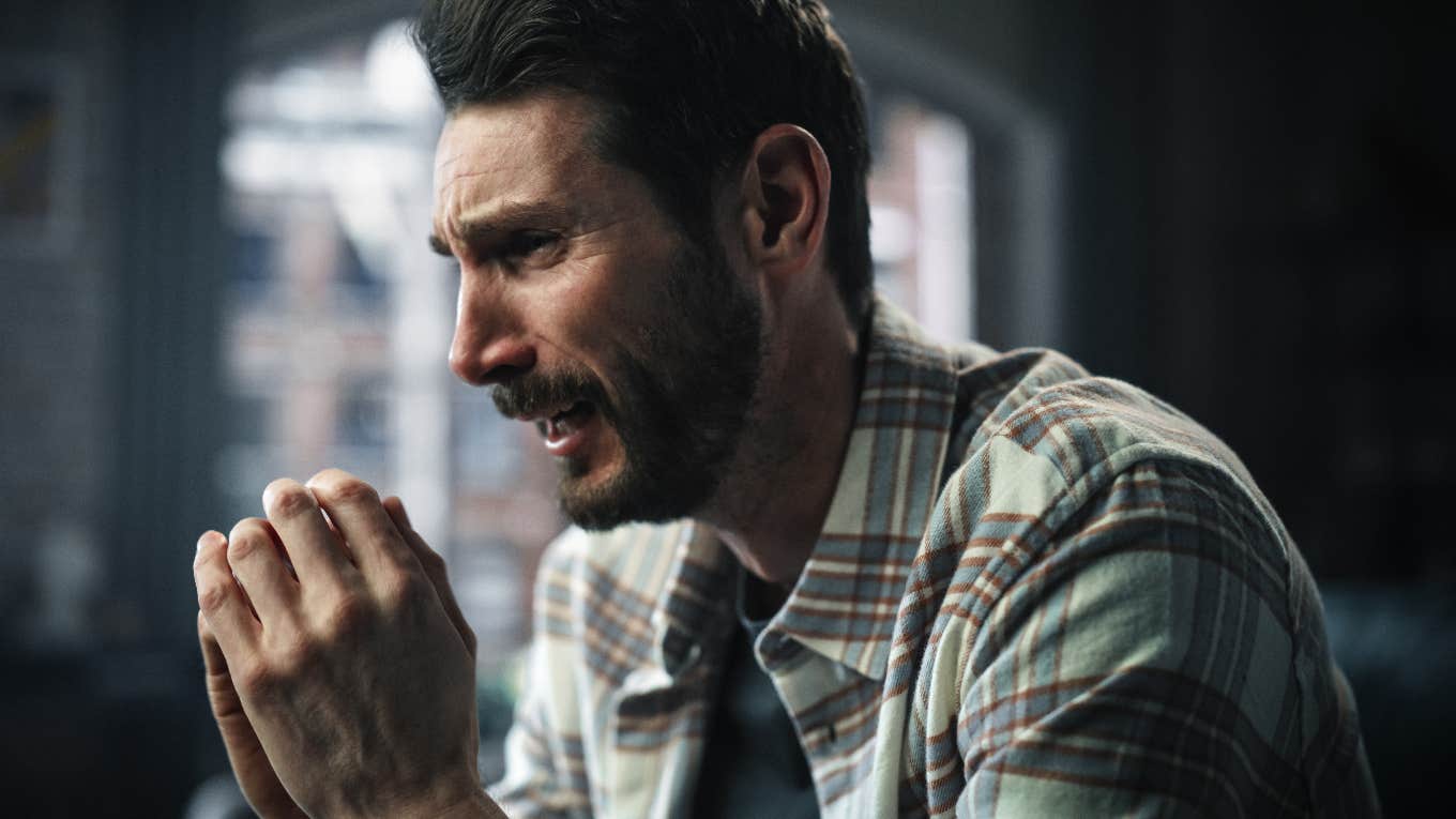 Single Dad Criticized For Taking A Break To Cry While His Daughter Cooks Dinner single dad crying