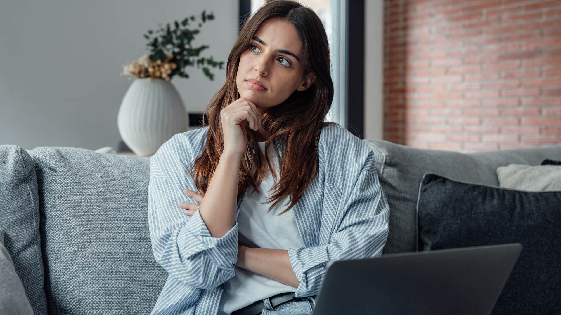 woman making small life change of changing perspective on hardship