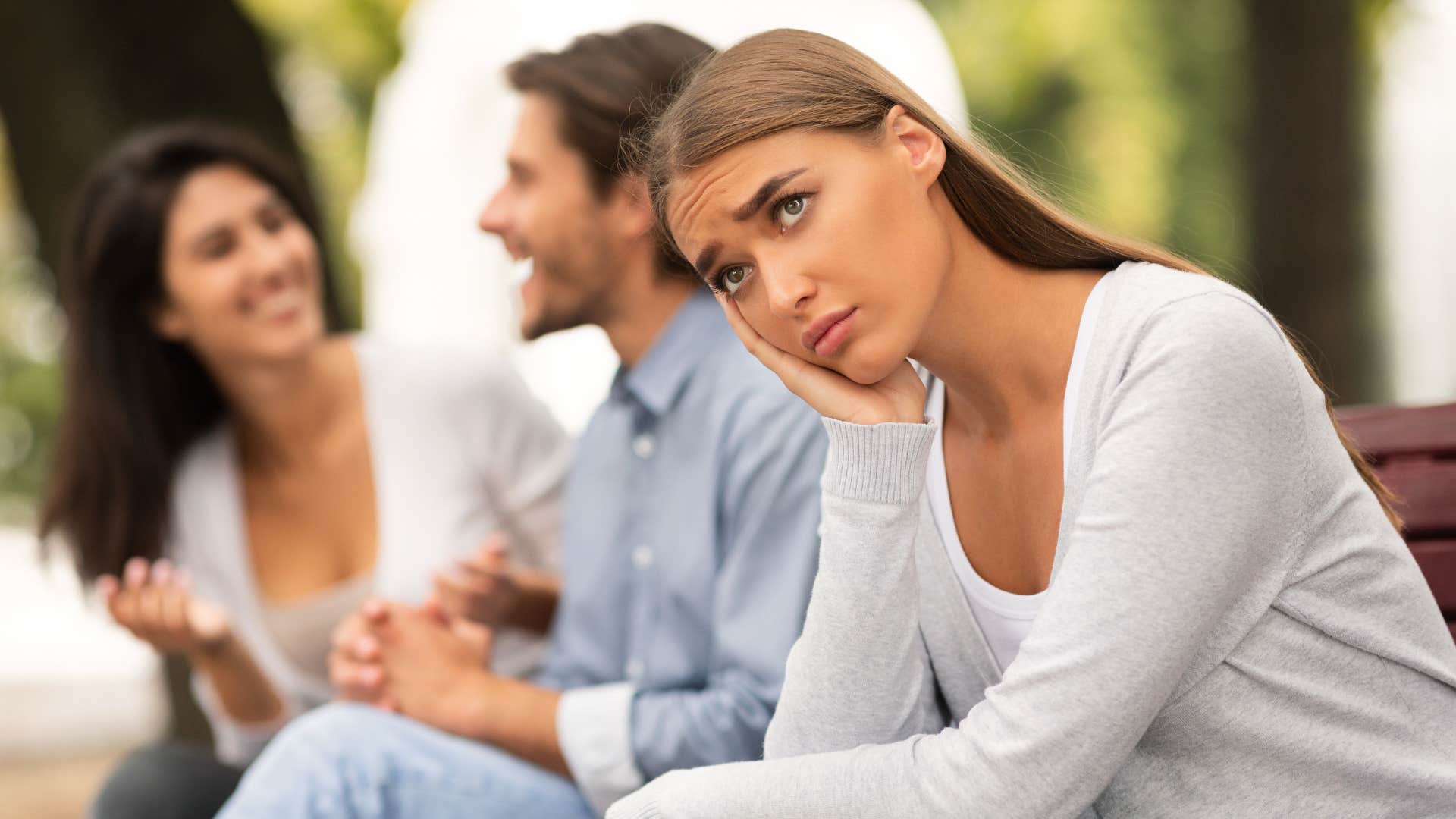 a man makes his woman compete alongside another woman