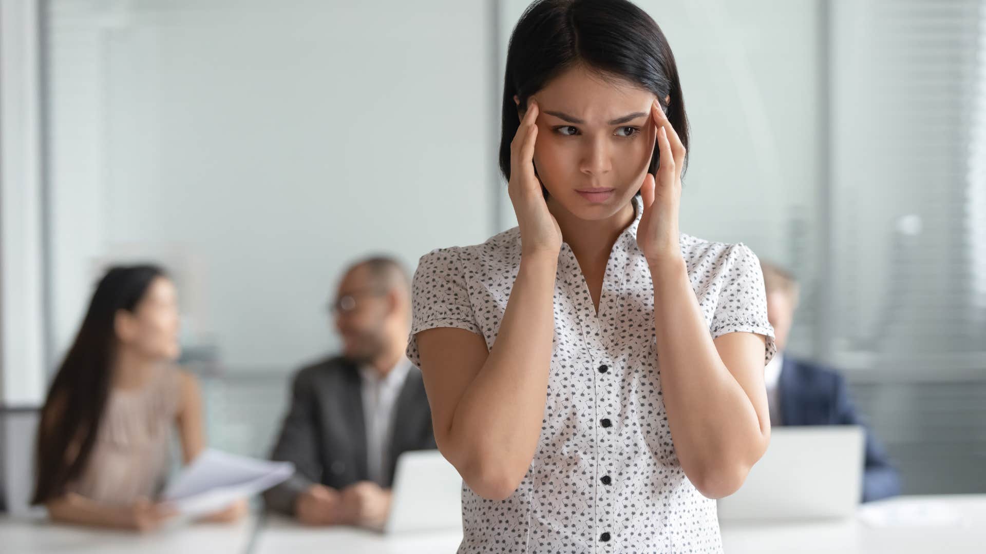 stressed woman who doesn't like to ask for help