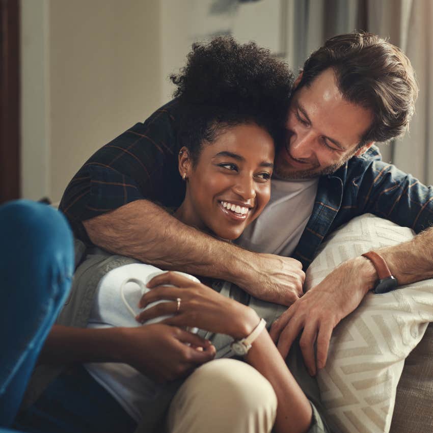 woman with man who was meant for her spending time together