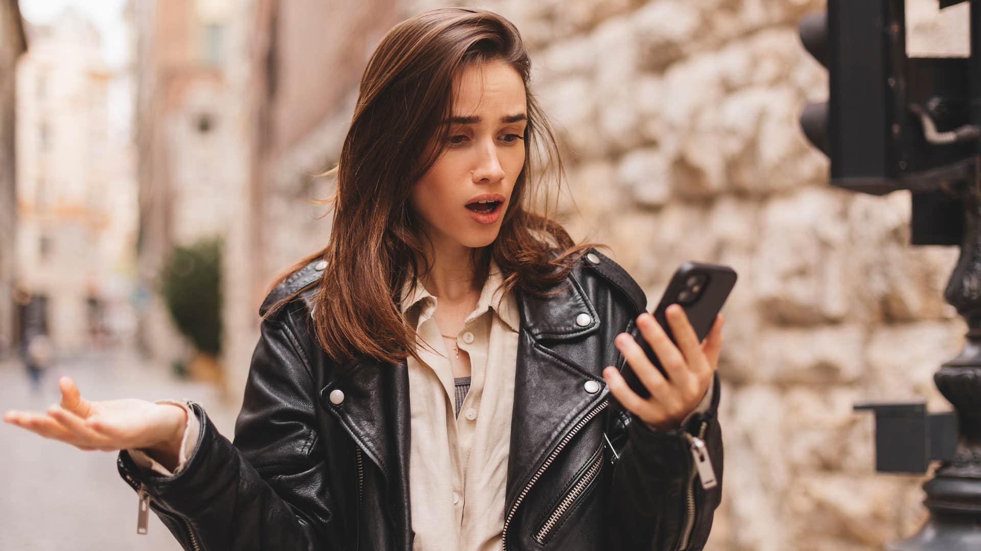 young woman noticing a change in how her friends are treating her