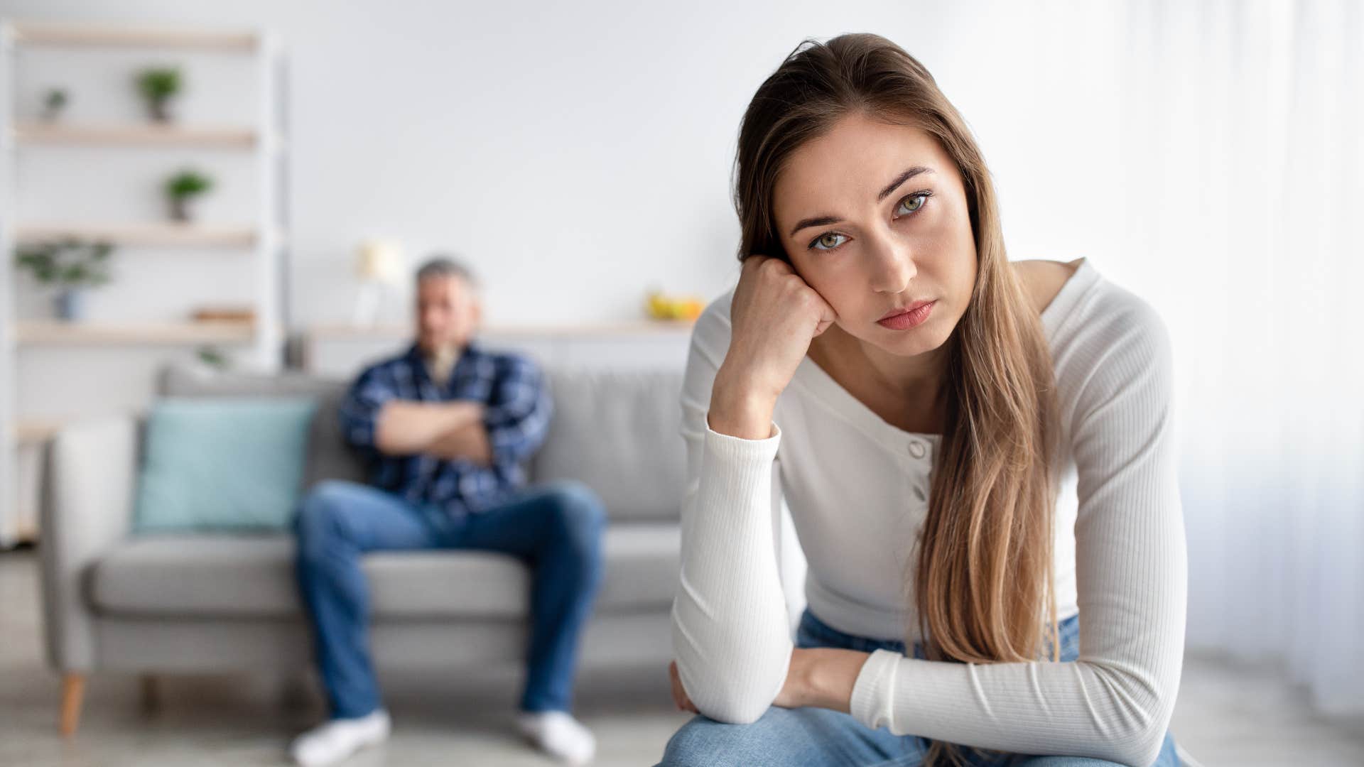 a woman sets a boundary with her husband and he reacts poorly