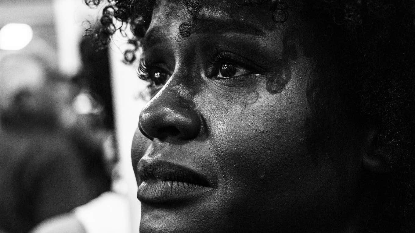 If You Struggle With Self-Worth, You’ve Probably Fallen Into These Unhealthy Thinking Traps Woman struggles with self-worth.