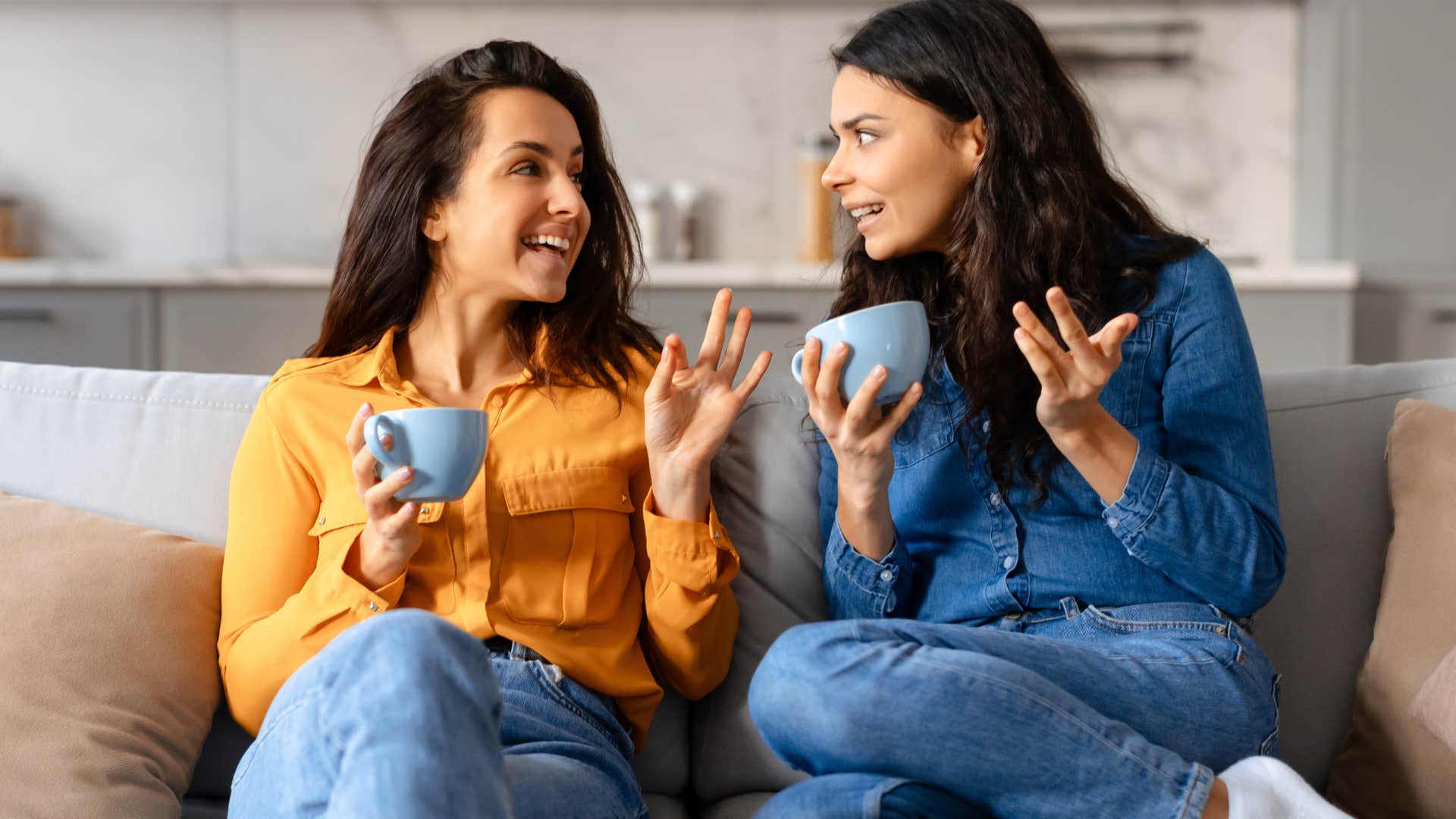 Woman talking poorly behind their friend's backs.