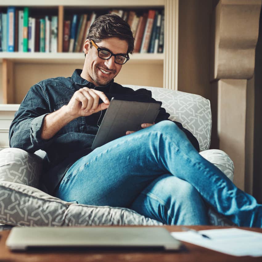 man who loves with his whole soul always trying to improve himself