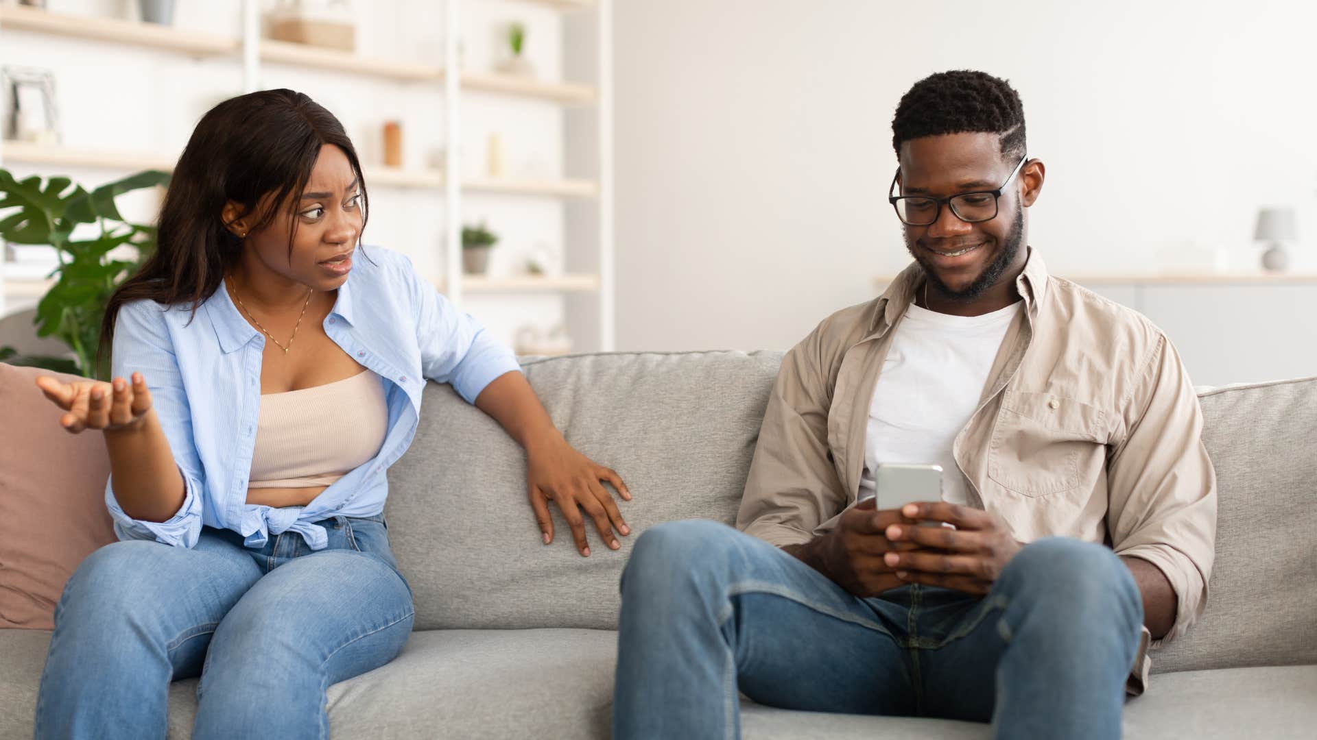 couple on the right path to love with jealousy