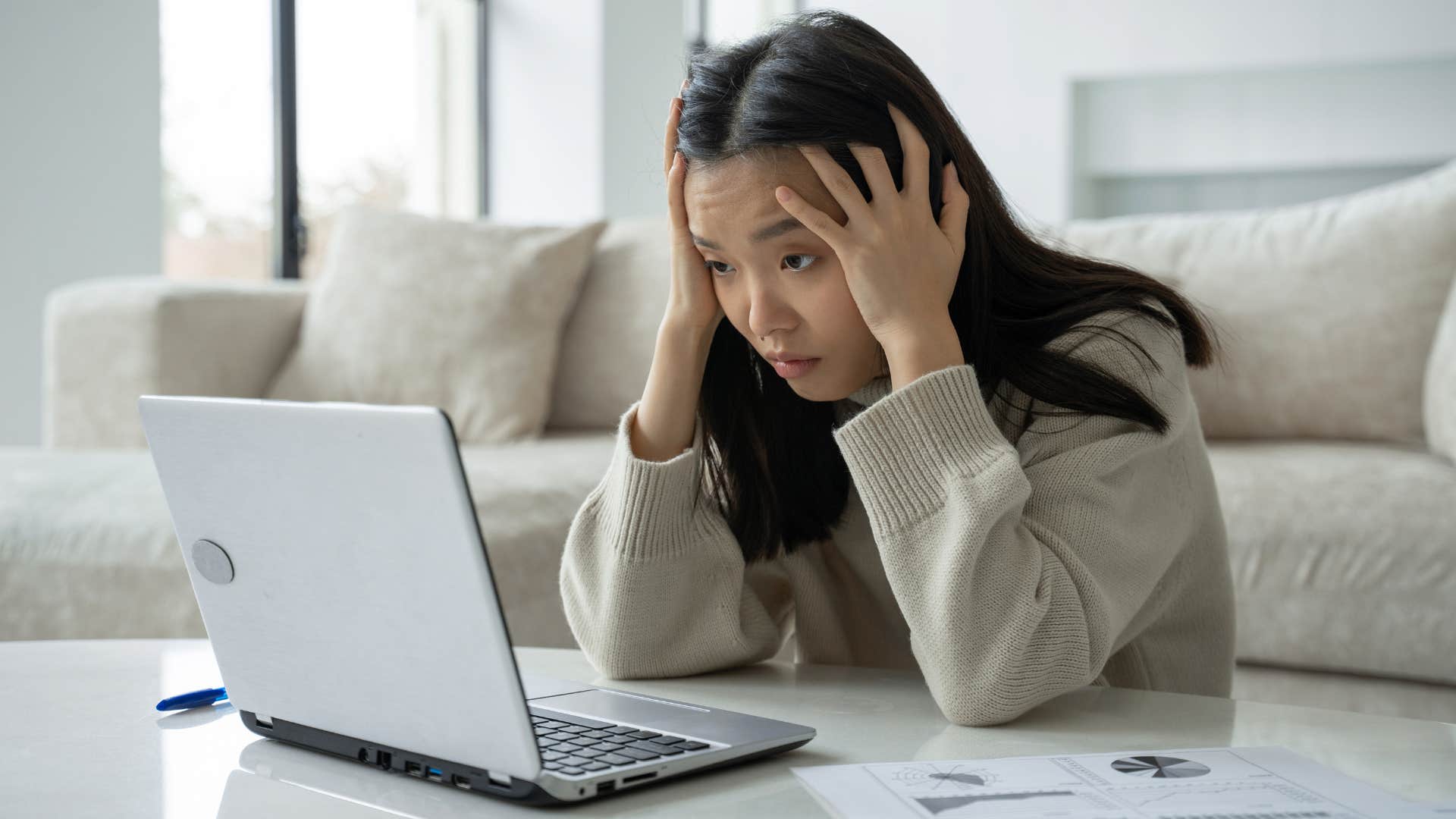a gen z woman tells her boomer co workers that her nervous system is shot and she does not think she can work today