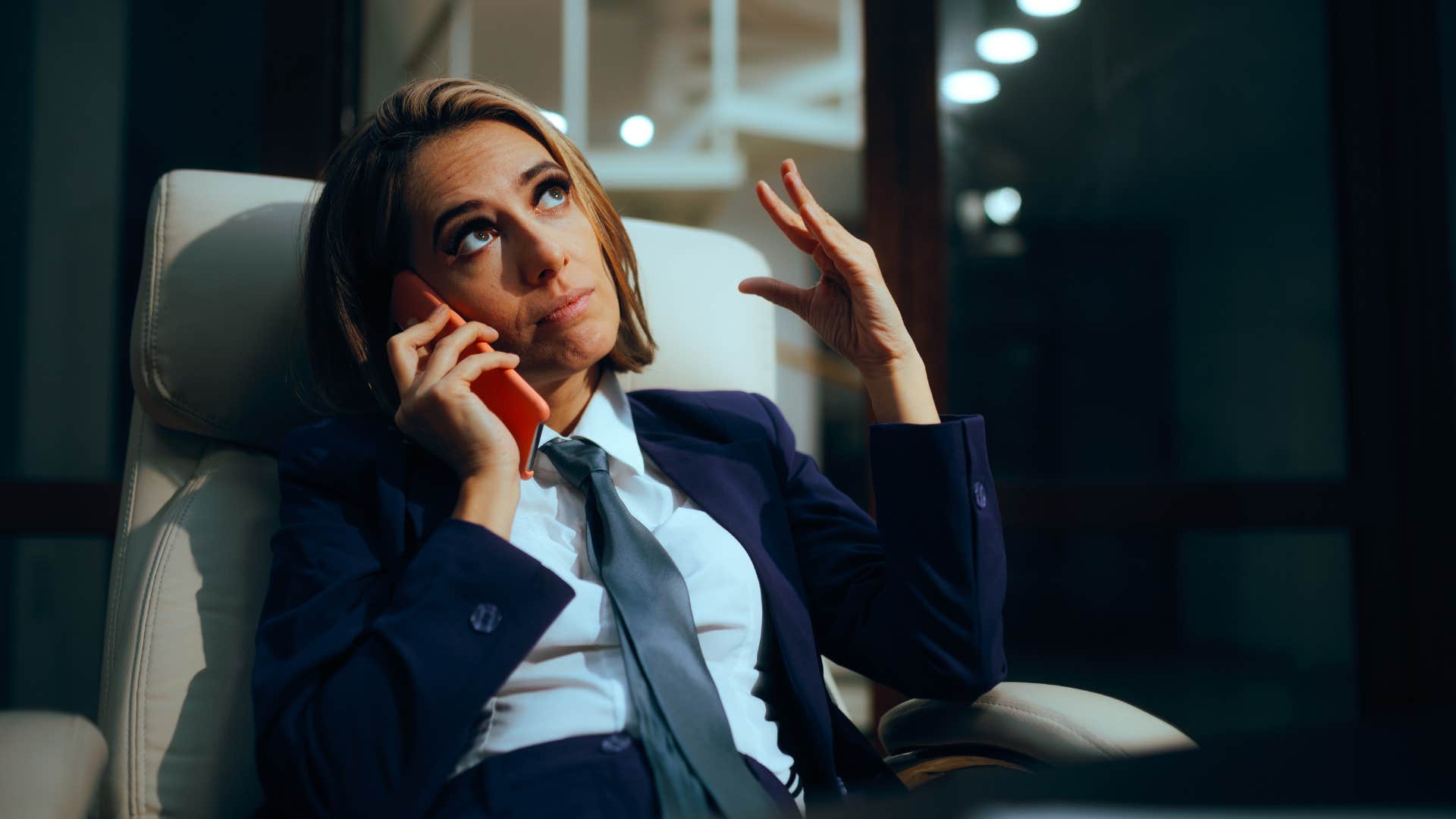 woman making the life decision of finding meaning in road map others draw