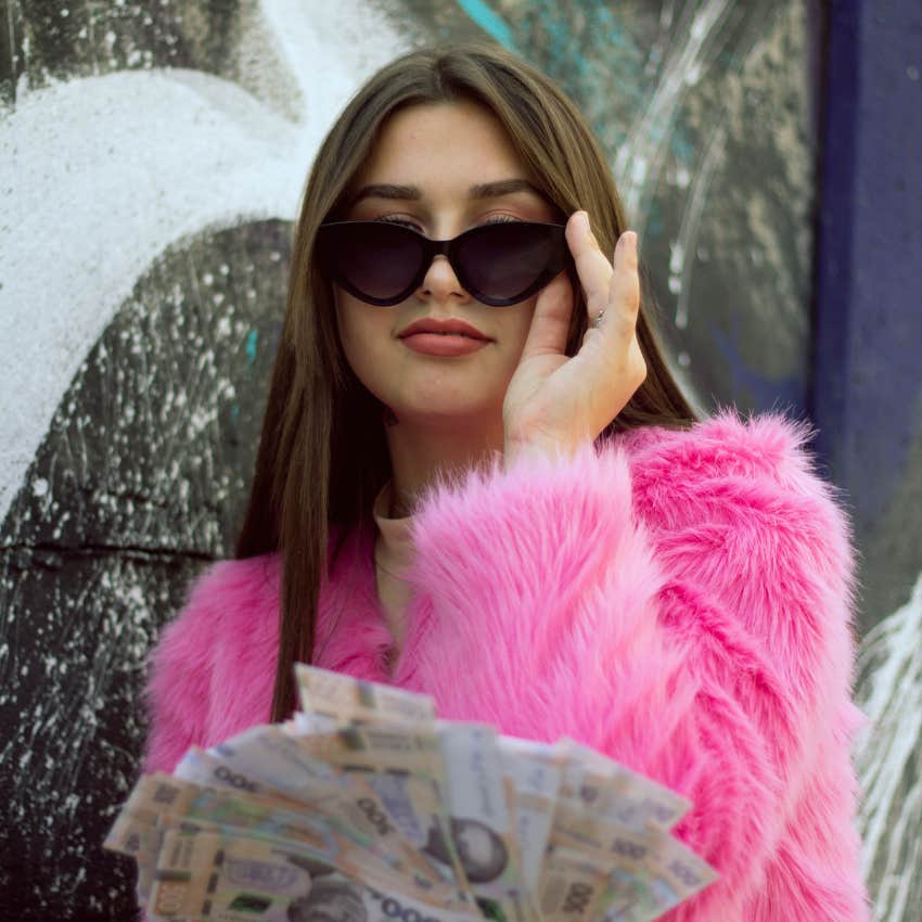 woman with a rich aura