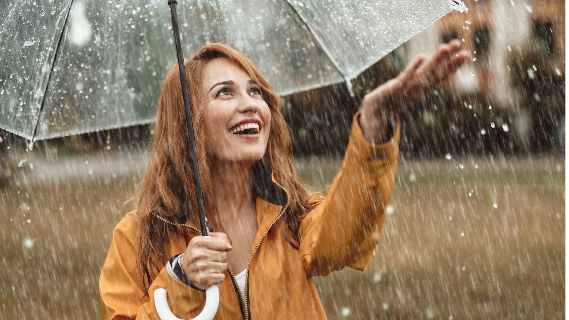 Intelligent person not bothered by weather