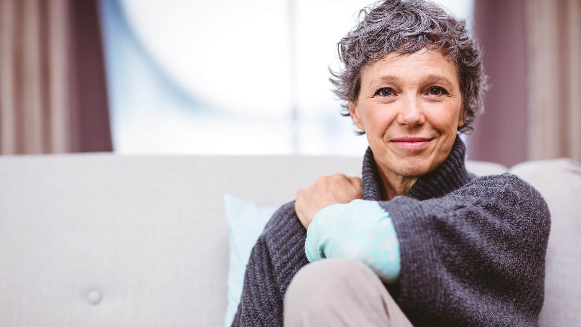 an older woman has no regrets or holds onto grudges as she navigates the remaining years of her life