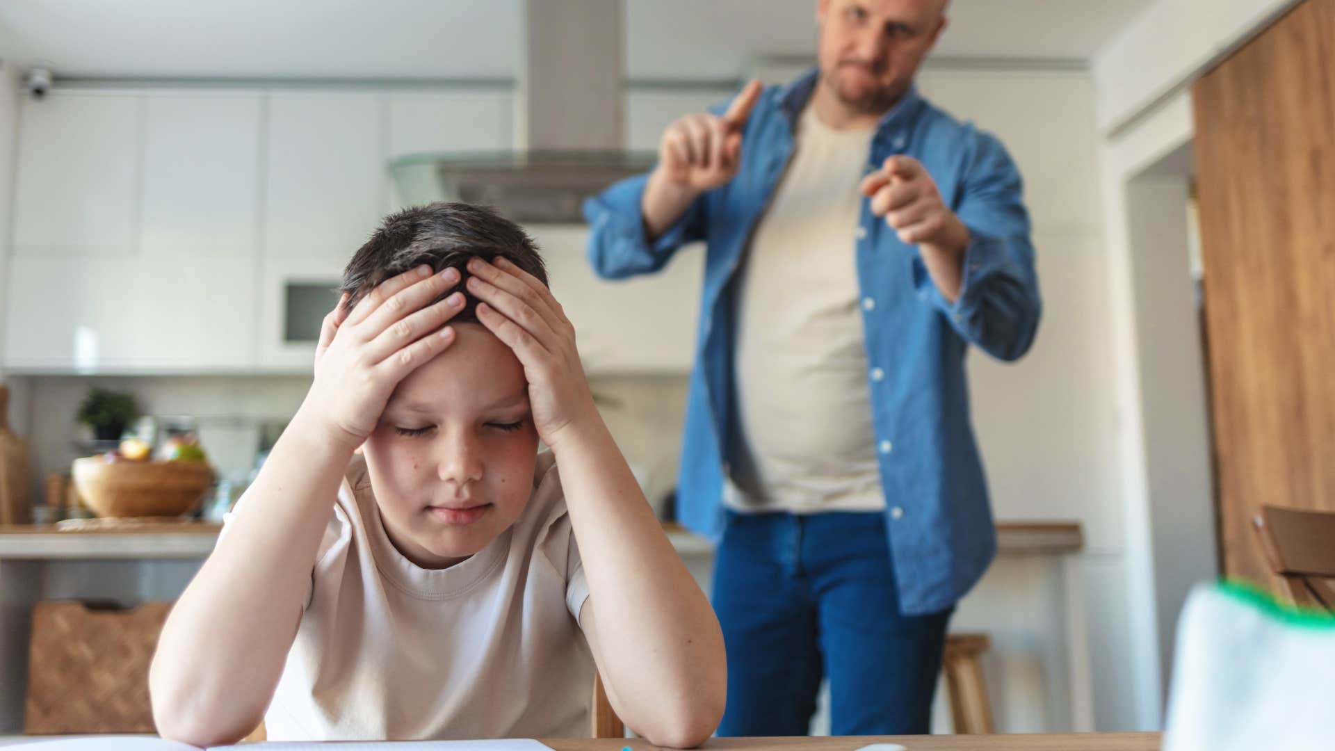 little boy looking upset without a safe space for emotional conversations