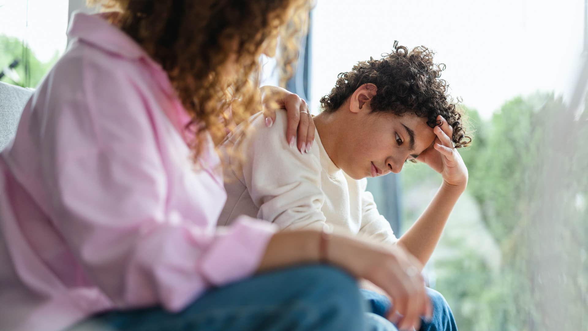mother downplaying her struggling sons mental health