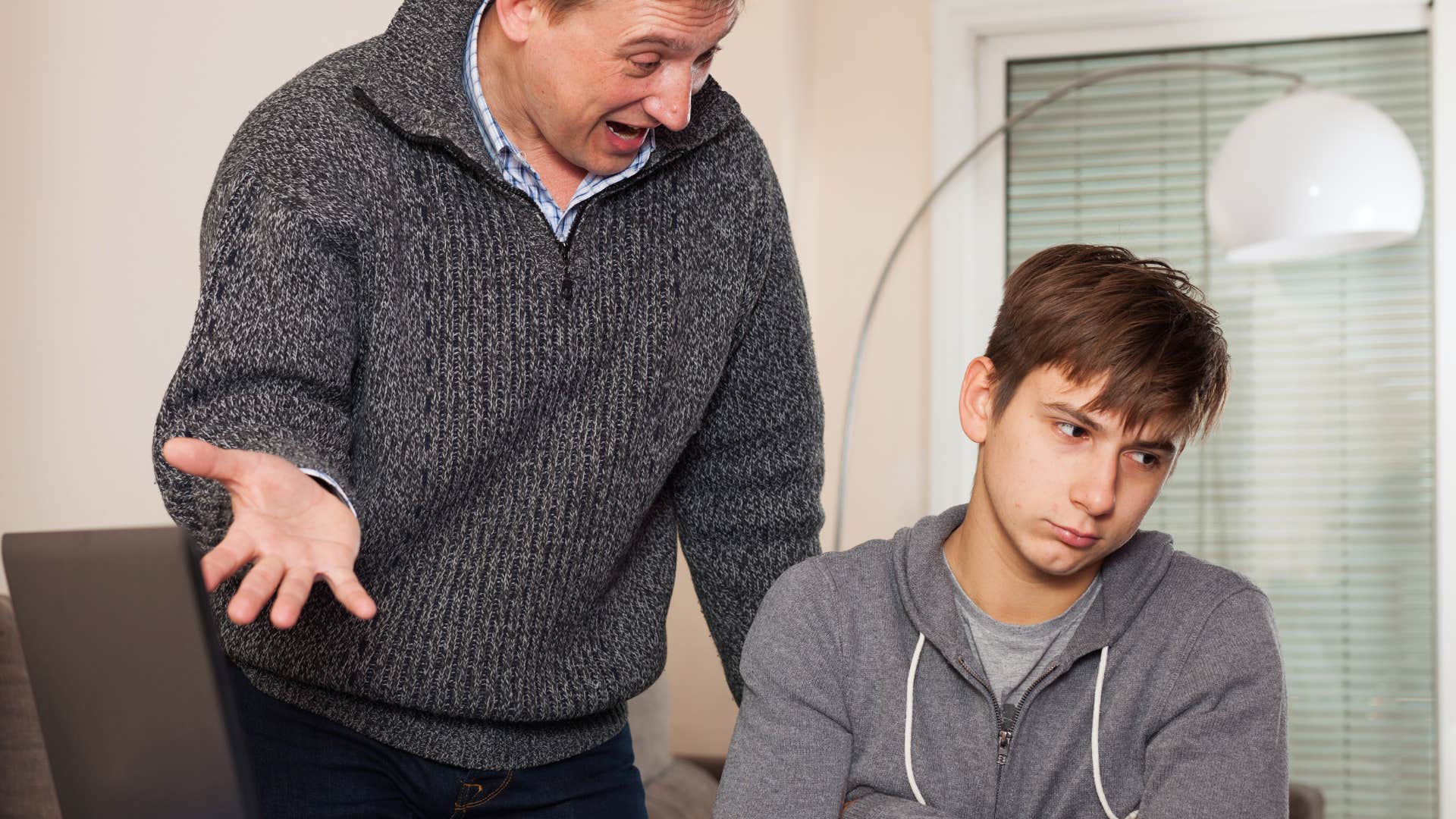 mean dad who understands that letting kids fail is good for them
