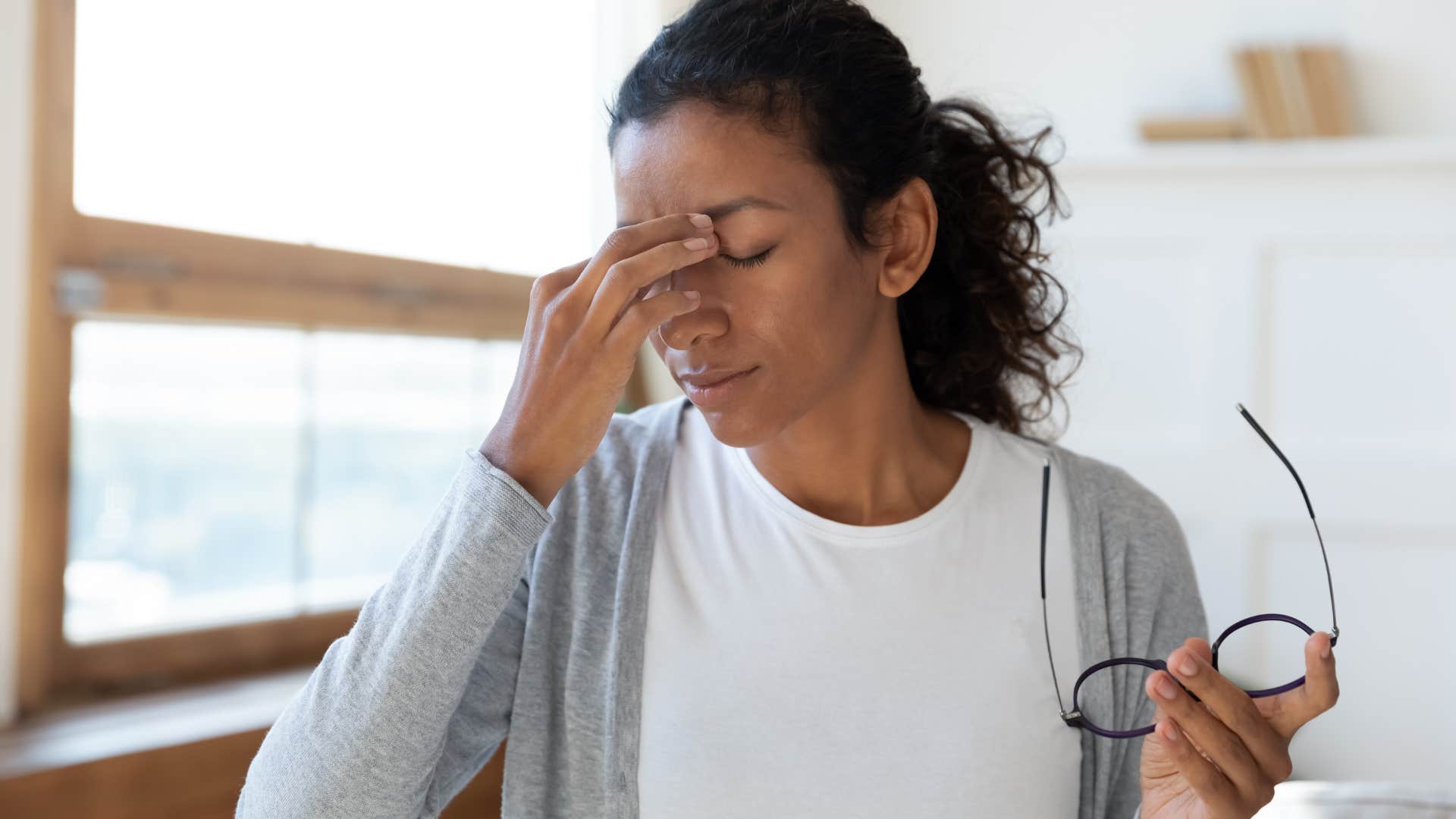 woman struggling with saying no