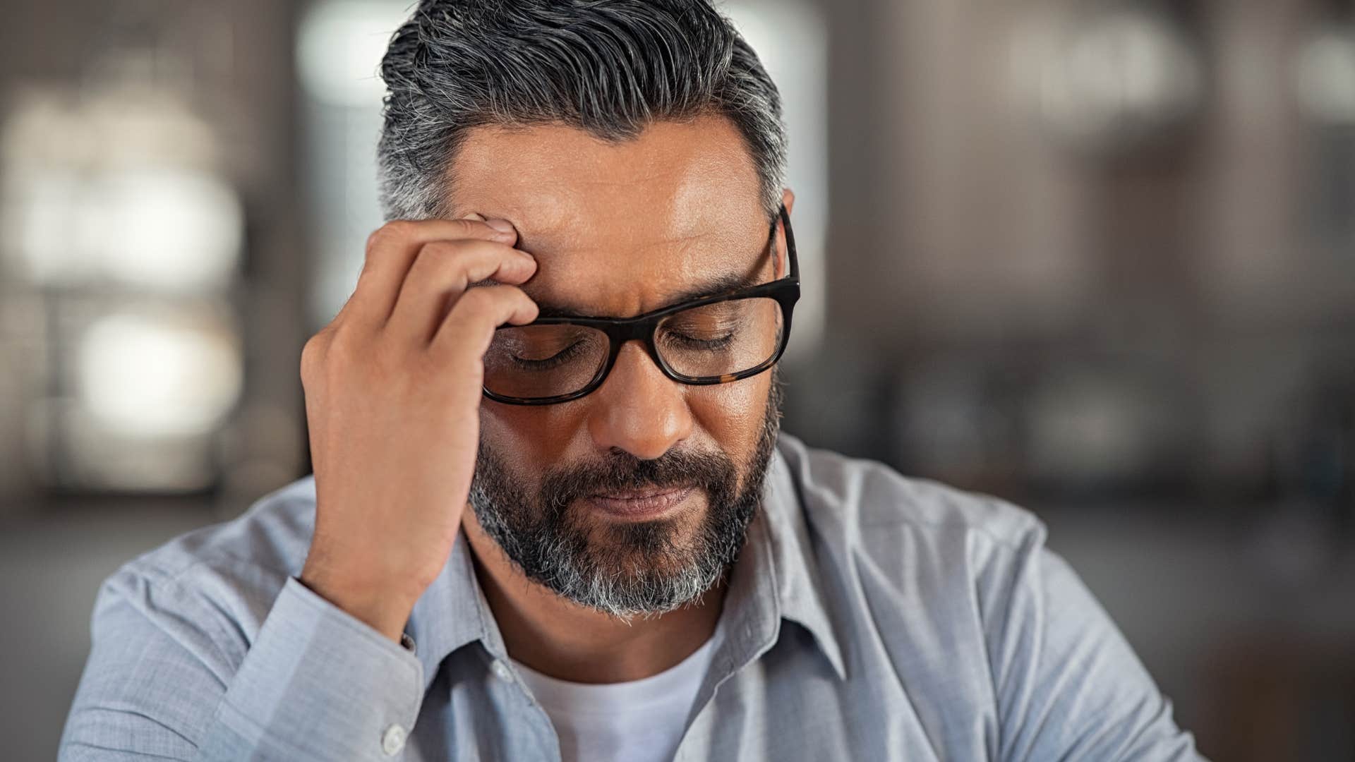 man feeling frustrated when things didn't work out