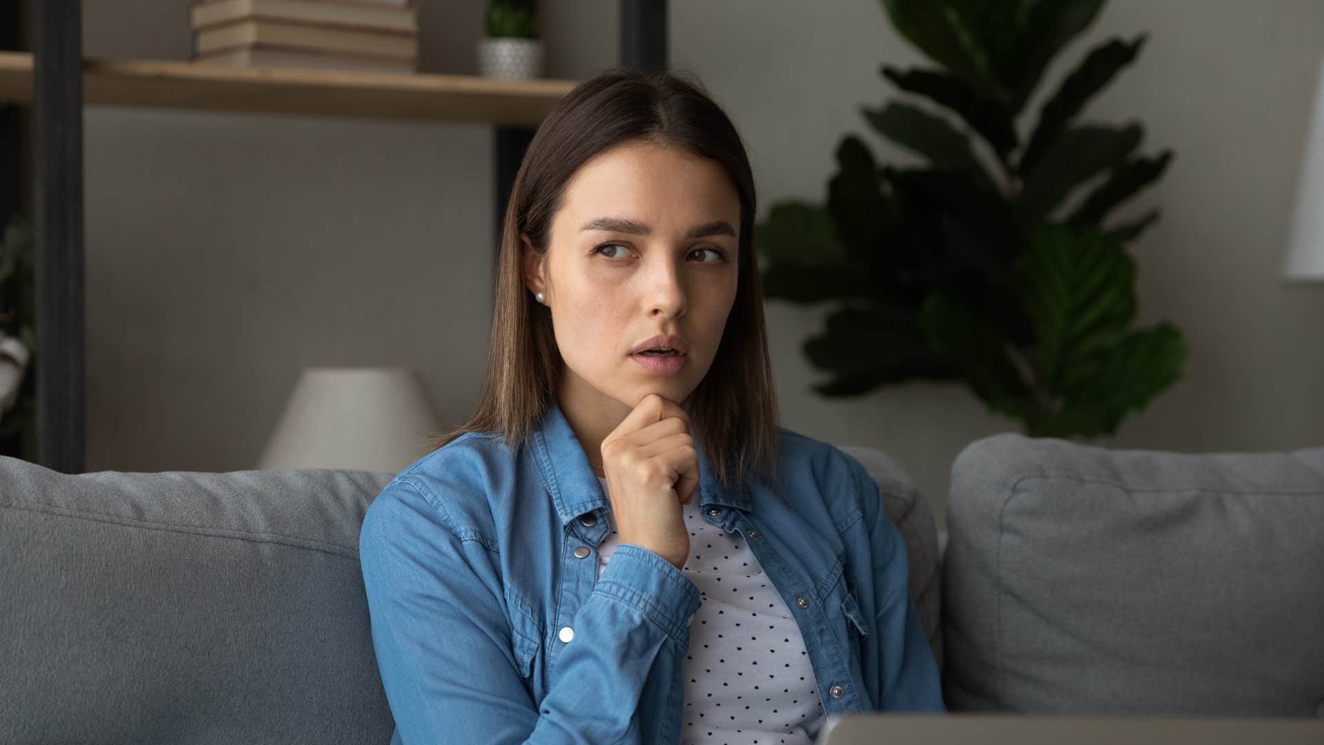 woman hesitant to try new things