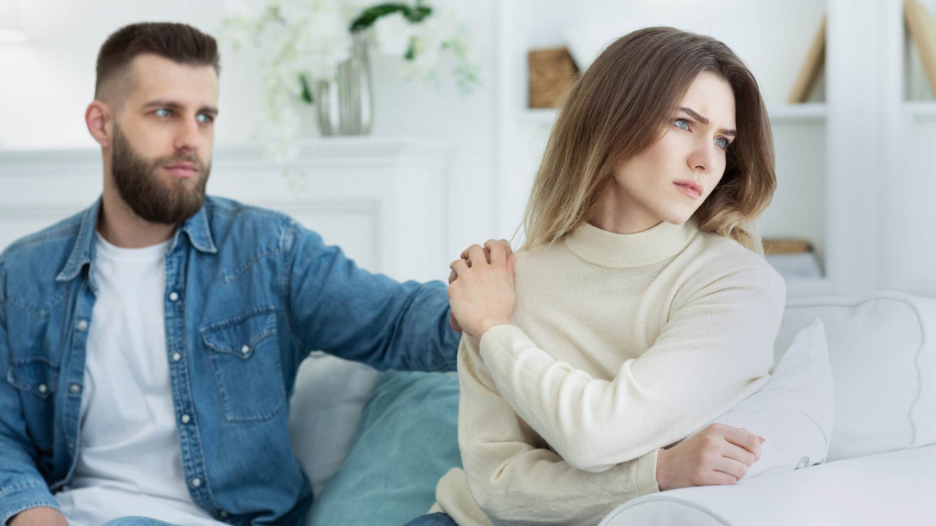 a husband tells his wife that he has fallen out of love with her