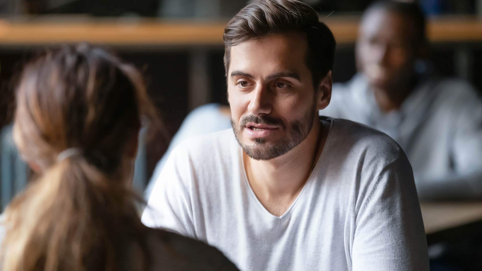 man admitting he will never find someone like his partner