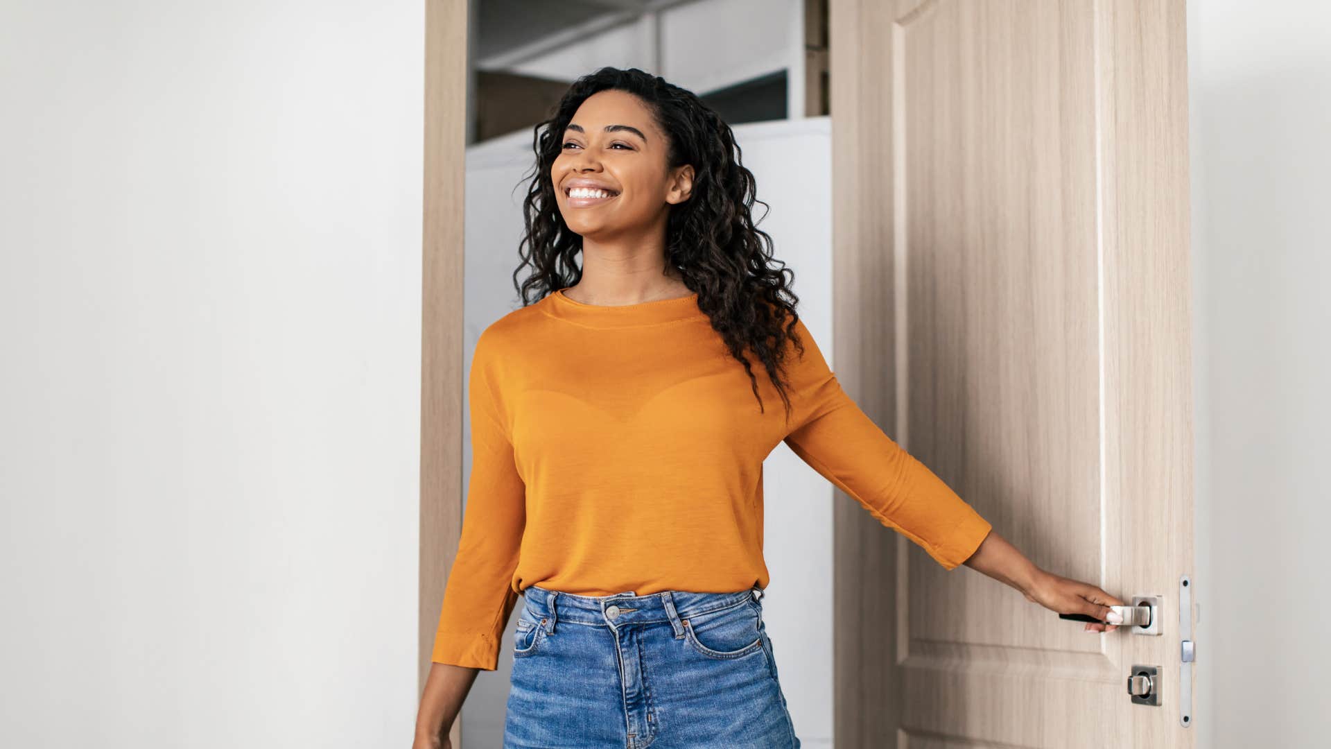 a woman allows space for more authenticity in her life and home