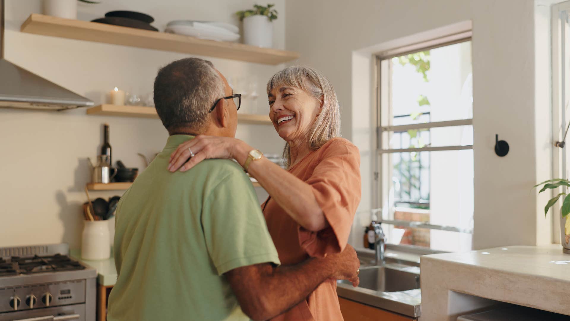 an older couple spends time together alone and work on each others self growth 