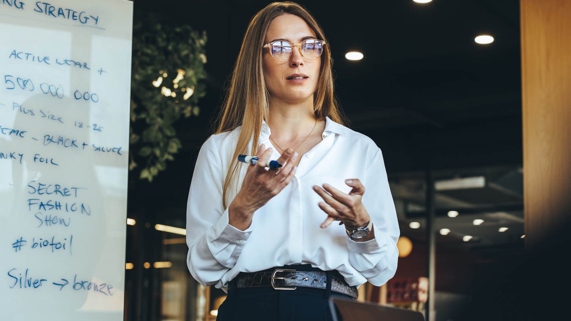 high iq woman feeling pressure to prove her intelligence at work